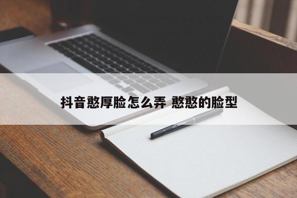 抖音憨厚脸怎么弄 憨憨的脸型