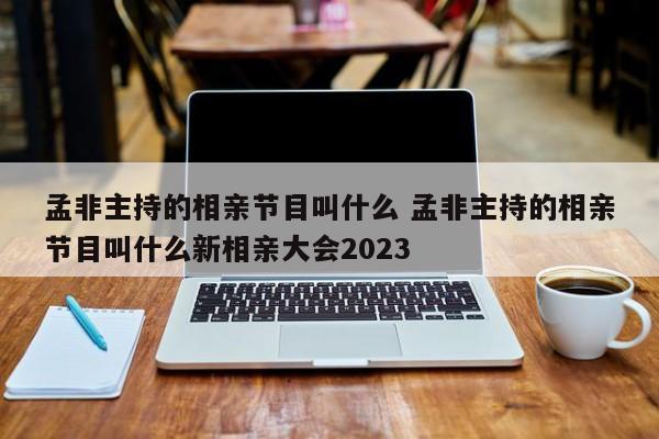 孟非主持的相亲节目叫什么 孟非主持的相亲节目叫什么新相亲大会2023