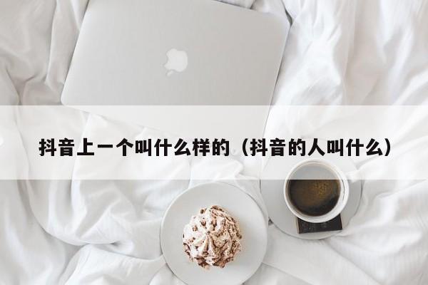 抖音上一个叫什么样的（抖音的人叫什么）