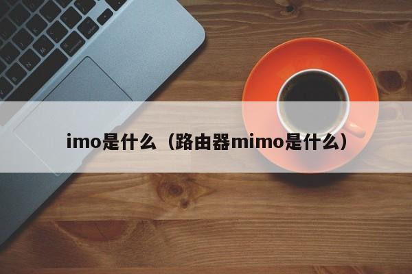 imo是什么（路由器mimo是什么）