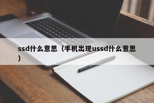 ssd什么意思（手机出现ussd什么意思）