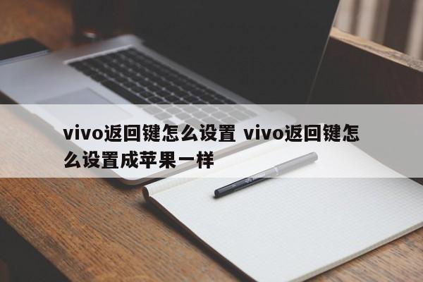 vivo返回键怎么设置 vivo返回键怎么设置成苹果一样