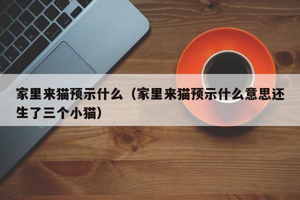 家里来猫预示什么（家里来猫预示什么意思还生了三个小猫）