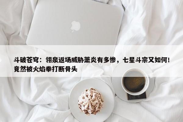 斗破苍穹：翎泉返场威胁萧炎有多惨，七星斗宗又如何！竟然被火焰拳打断骨头