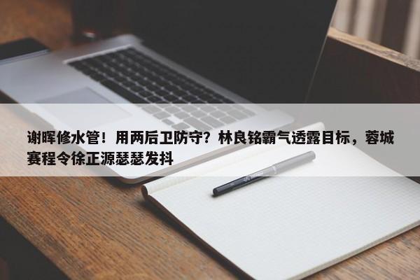 谢晖修水管！用两后卫防守？林良铭霸气透露目标，蓉城赛程令徐正源瑟瑟发抖