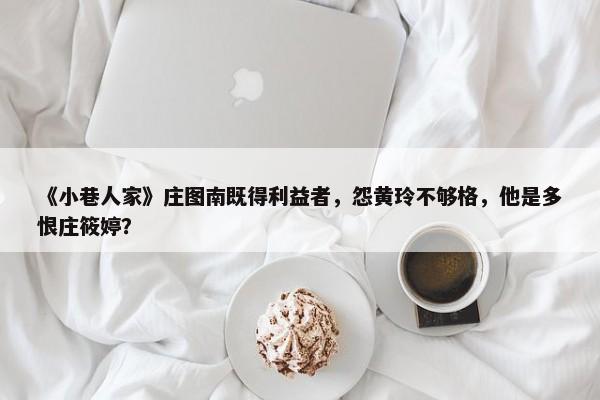 《小巷人家》庄图南既得利益者，怨黄玲不够格，他是多恨庄筱婷？