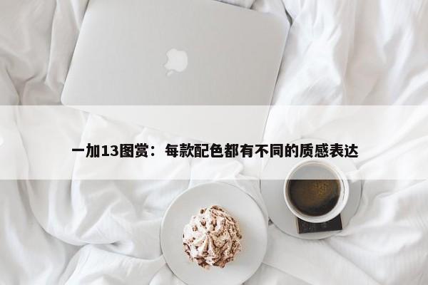 一加13图赏：每款配色都有不同的质感表达