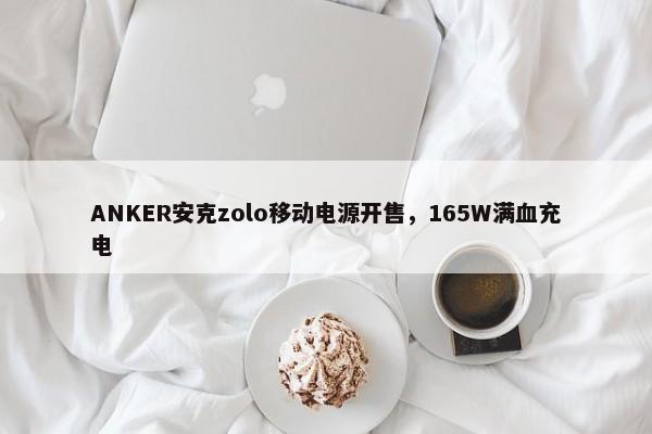 ANKER安克zolo移动电源开售，165W满血充电