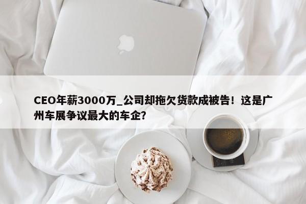 CEO年薪3000万_公司却拖欠货款成被告！这是广州车展争议最大的车企？