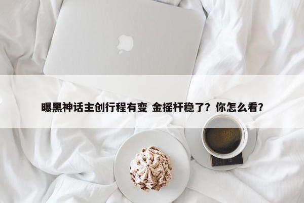 曝黑神话主创行程有变 金摇杆稳了？你怎么看？